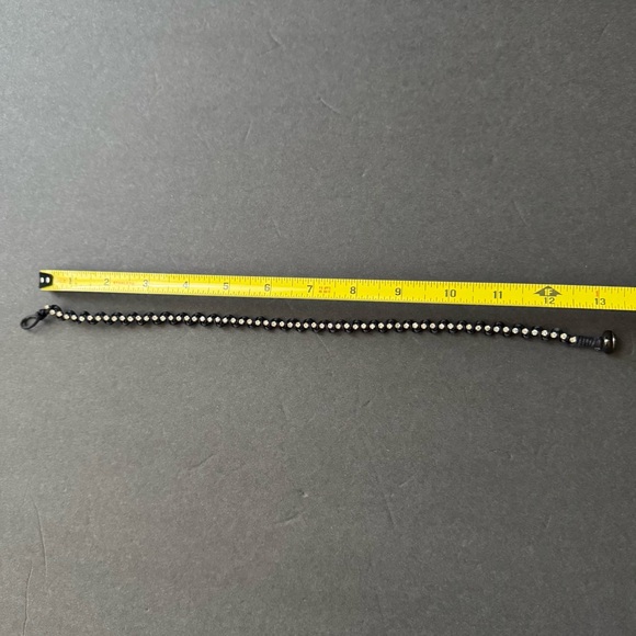 Juicy Couture Black Rhinestone Choker Necklace - Picture 4 of 6